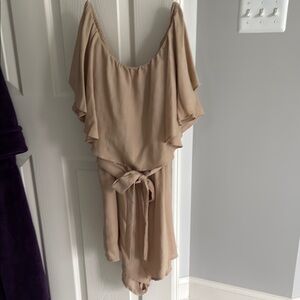 EVIE Tan Women's Mini Shorts